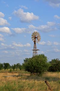 Windmill in a Kansas Pasture