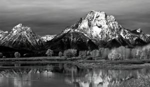 Oxbow Bend in Black & White - Brian Kerls Photography