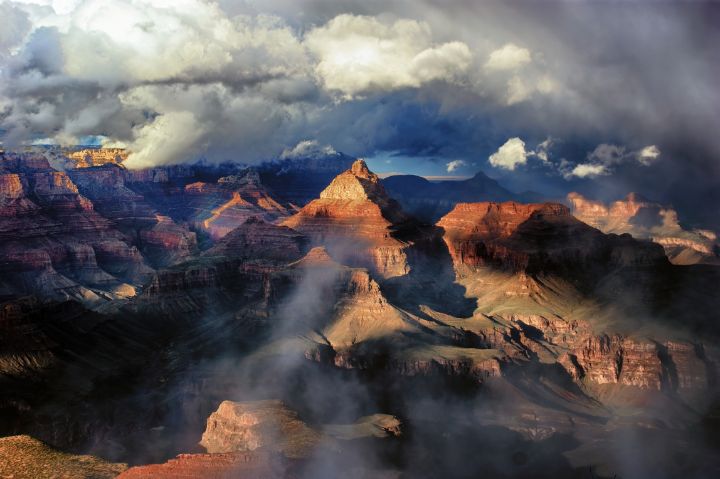 Clouds Part Over the Canyon - Brian Kerls Photography