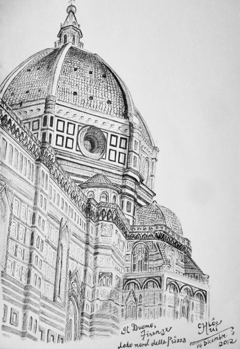 View of the Duomo in Florence, by Giuseppe Pera available as Framed Prints,  Photos, Wall Art and Photo Gifts