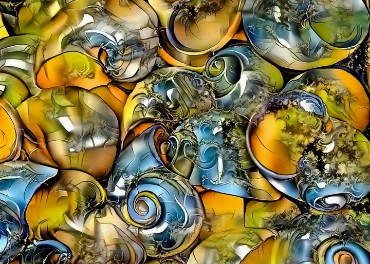 Seashell colorful pattern - rolffimages