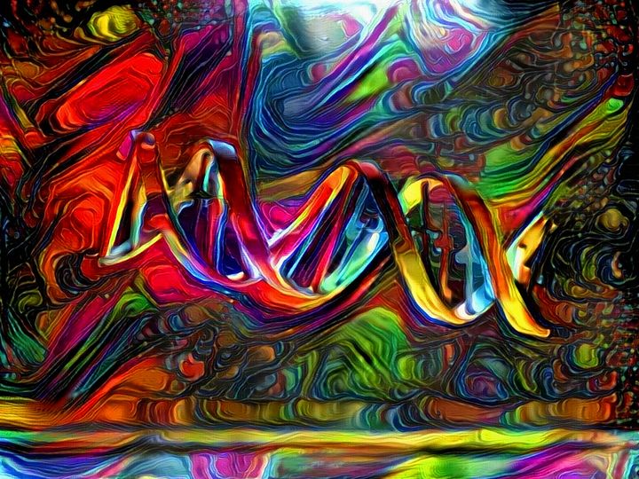 DNA Strand Artwork - rolffimages