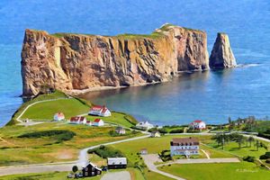 Perce Rock, Perce, Quebec, Canada