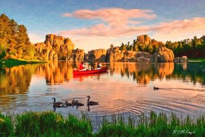 On Sylvan Lake, South Dakota