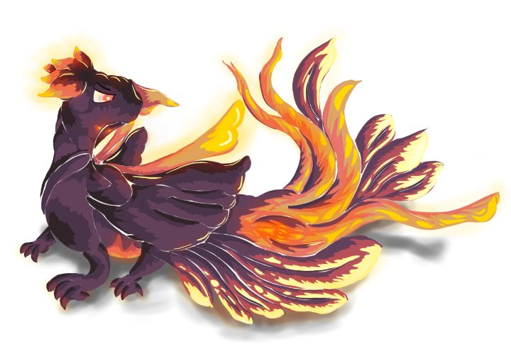 shadow phoenix bird