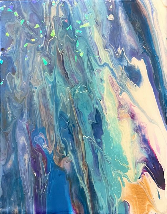 Untitled 4 - The Awkward Bean - Paintings &amp; Prints, Abstract, Movement ...