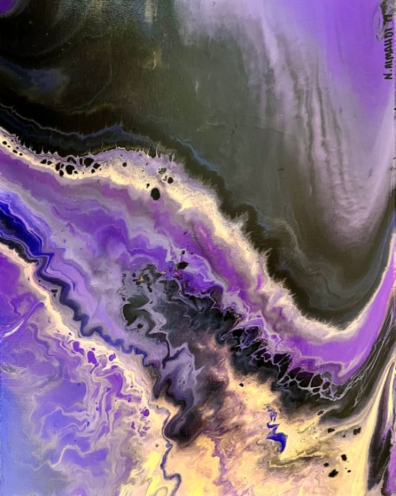 Untitled 1 - The Awkward Bean - Paintings &amp; Prints, Abstract, Movement ...