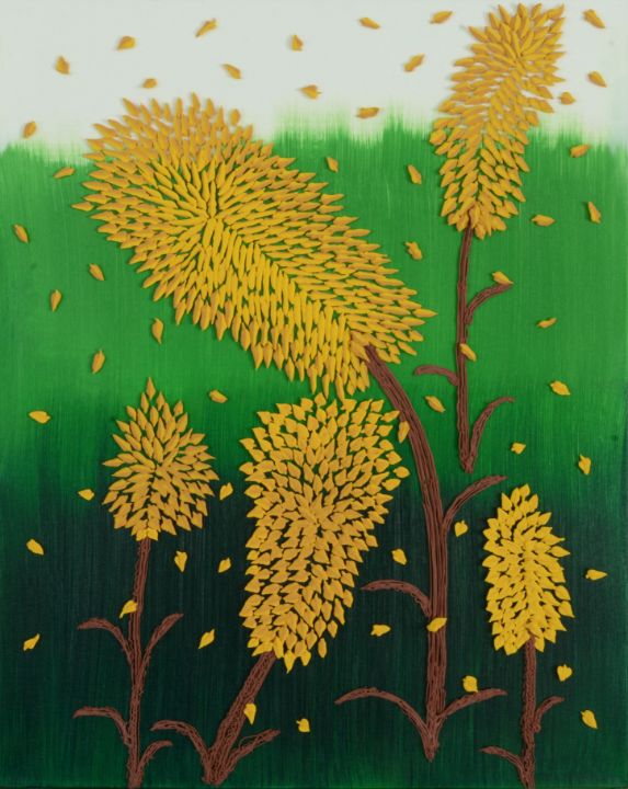 Wheat Blooms - Dena Marie Art