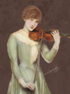 GIRL WITH A VIOLIN