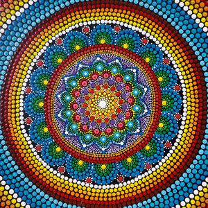 Mandala on Canvas - Archana Art - Paintings & Prints, Ethnic, Cultural ...