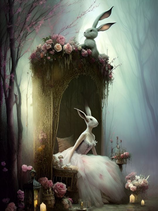 Princess bunny - Nicolette Vermeulen - Digital Art, Animals, Birds ...