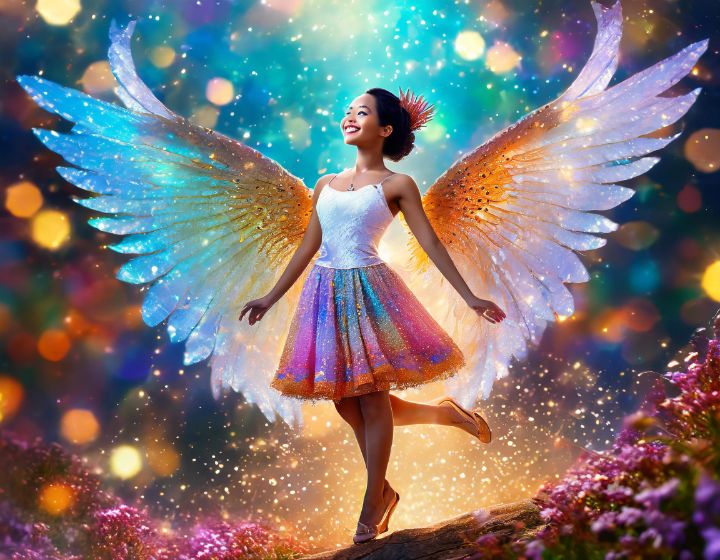 Angelic Fairy - Art by Fiery Tigress - Digital Art, Fantasy & Mythology ...