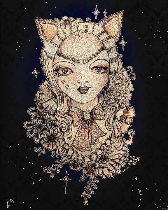 Forest Cat Enchanted Revolution Paintings & Prints, Fantasy