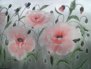 Dancing Poppies. Right part.