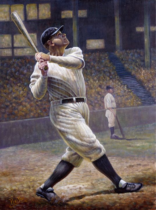 Al Kaline Hitting Fine Art Print - ABS Sports Art & ABS Wood Works -  Paintings & Prints, Sports & Hobbies, Baseball - ArtPal