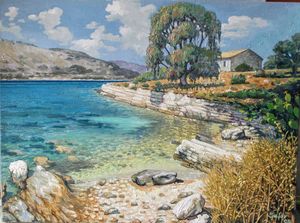 Greece summer - Corfu Paintings by Sefer