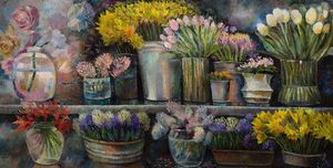 Flower shop - Sergey Lesnikov art