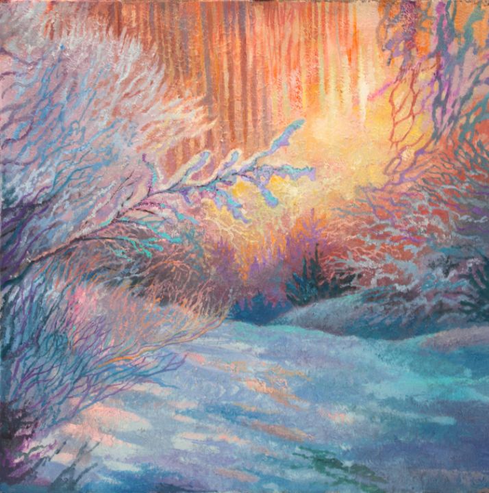 Winter frost - Sergey Lesnikov art