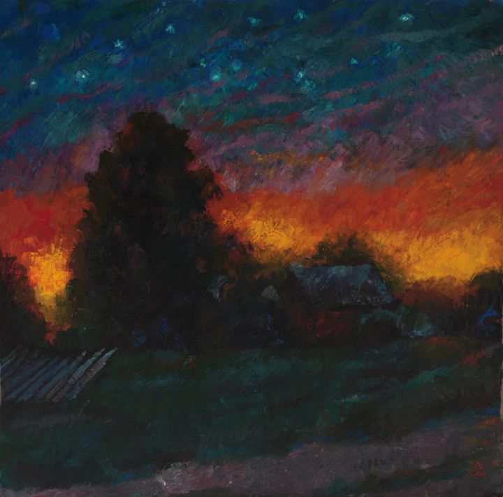 Molten Sunset - Sergey Lesnikov art