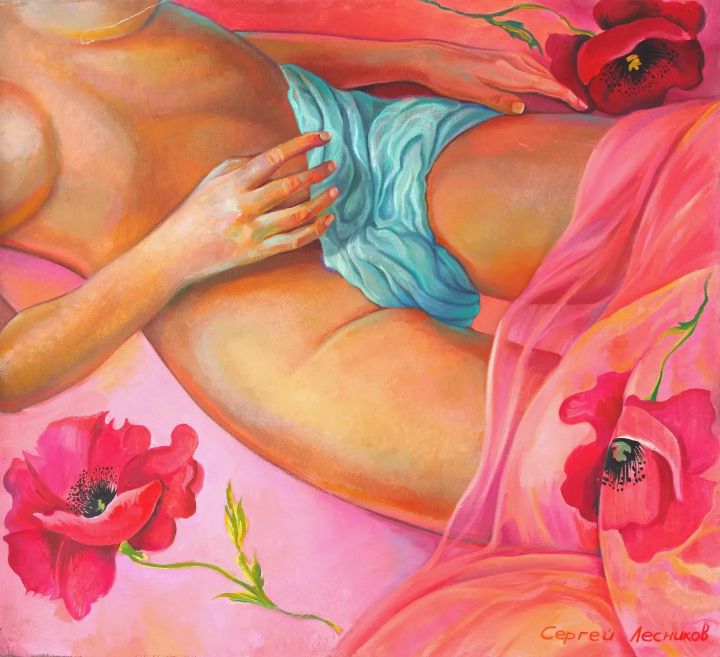 Poppies - Sergey Lesnikov art