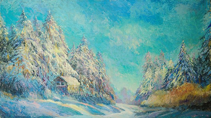 My winter. - Sergey Lesnikov art