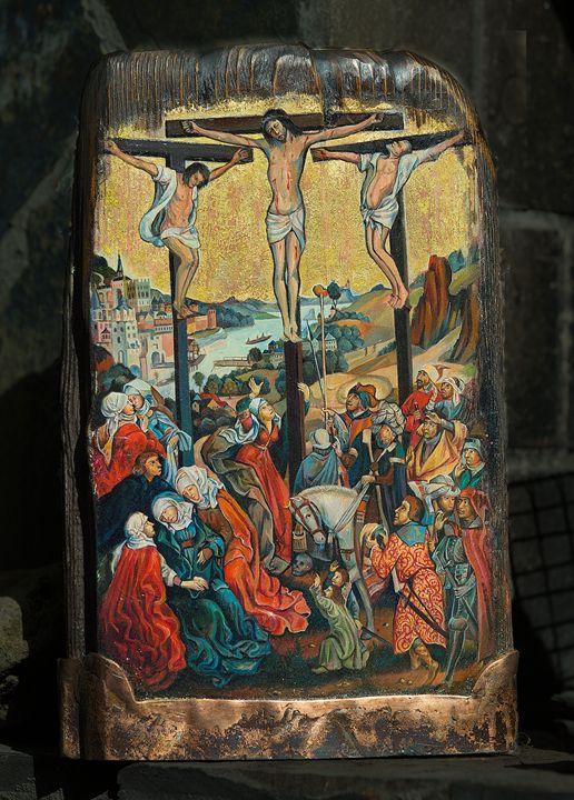 Crucifixion - Sergey Lesnikov art
