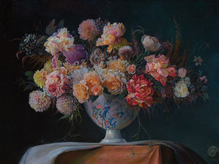 Grand bouquet - Sergey Lesnikov art