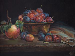 Plums - Sergey Lesnikov art