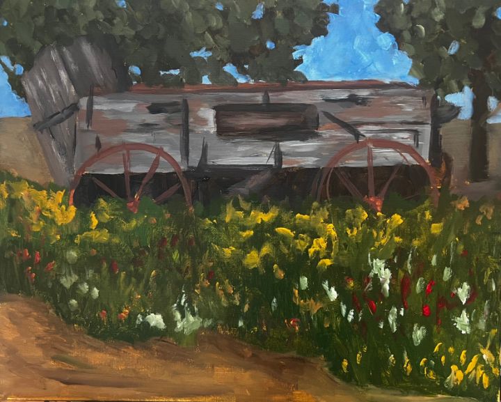 Mining History in Bloom Sunny Bradford Paintings & Prints