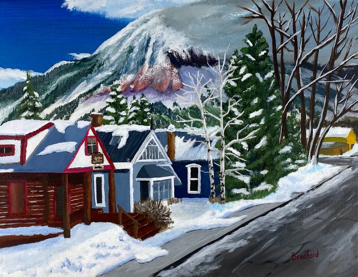 Winter in CB Sunny Bradford Paintings & Prints, Landscapes & Nature