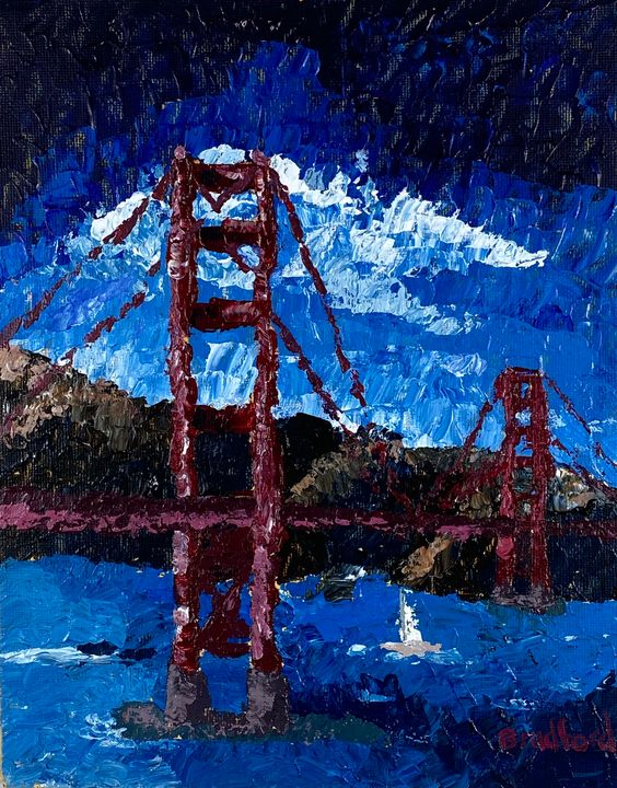 Golden Gate Sunny Bradford Paintings & Prints, Buildings