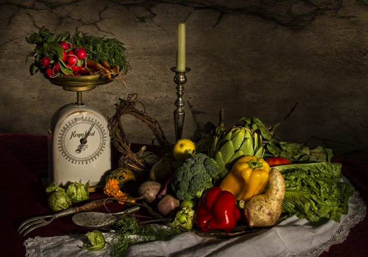 Veggie Supper - Victoria's Still Life