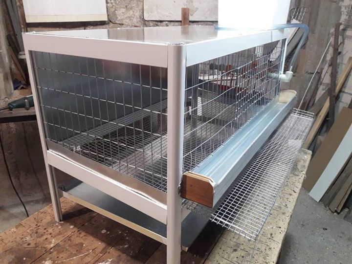 Aluminum cage for quail. - catrin