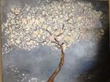 acrylic on canvas ,cherry tree