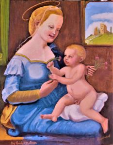 Madonna of the Pinks/Raphael