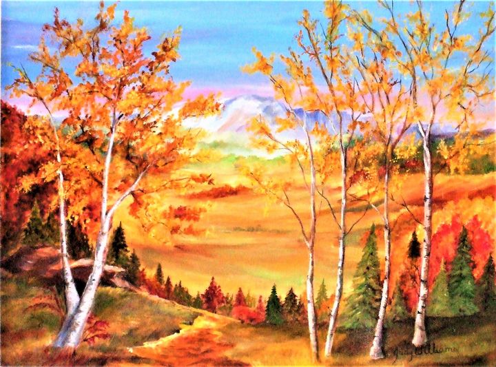 Fall Mountain Path - JNelsonGallery