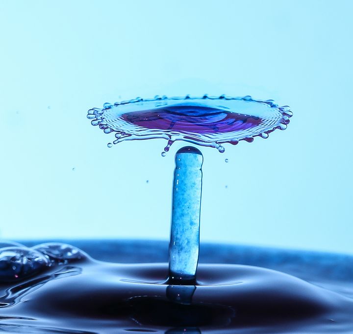 Spinning top waterdrop - My-Photography