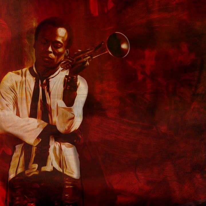 Miles Davis Trumpet Icon - Joost Hogervorst
