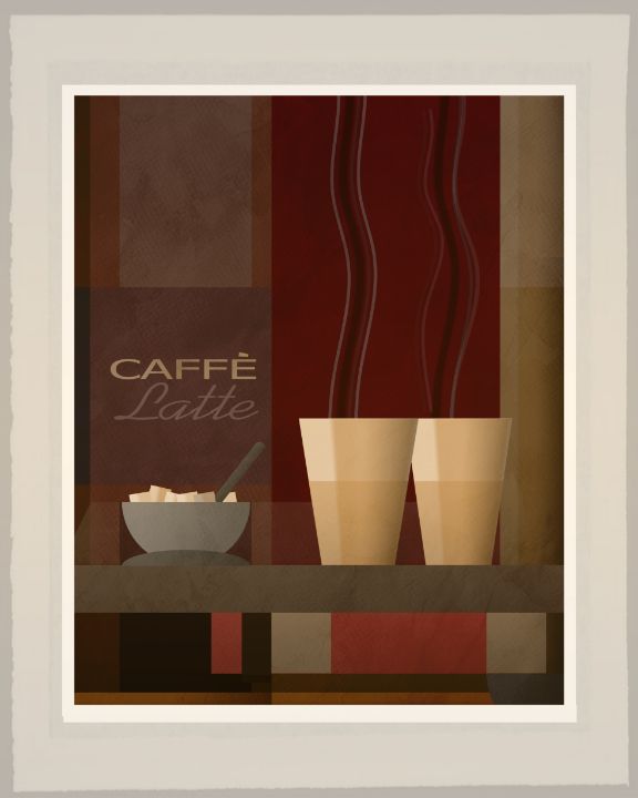 Caffe Latte - Art Deco - Joost Hogervorst