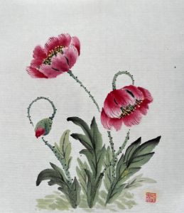 Red poppies - LanaWaterColor - Paintings & Prints, Flowers