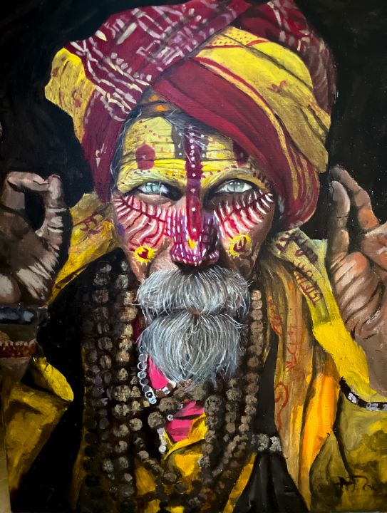 Ancient yogi - Gypsy Dreams of Rebels - Paintings & Prints, People ...