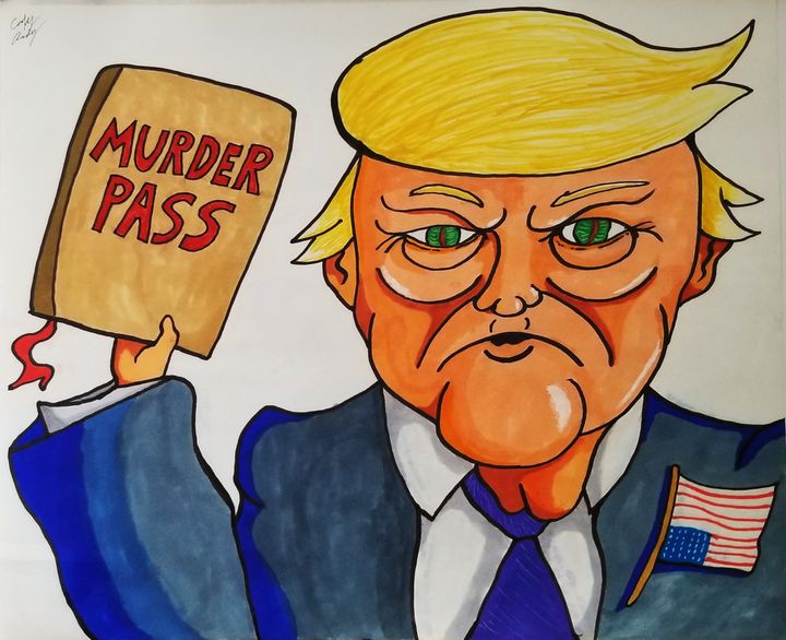 Donald Trump Caricature - CraftyAndy - Drawings & Illustration, Politics &  Patriotism, Politics - ArtPal