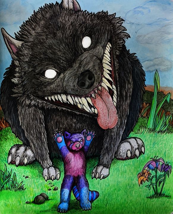 Acrylic Painting Bear – Tuft tuft