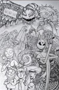 Fanart of Siren Head Coloring Pages.  Scary art, Dark fantasy art, Dark  drawings