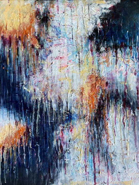 Tears - nalan's paintings - Paintings & Prints, Abstract, Irregular ...