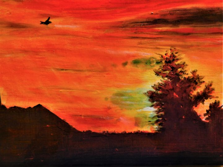 Magical Sunset - nalan's paintings
