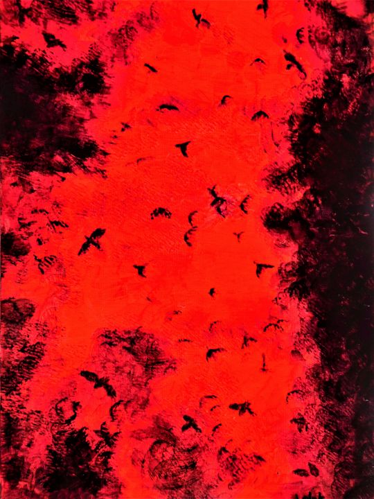 Off to Roost - nalan's paintings
