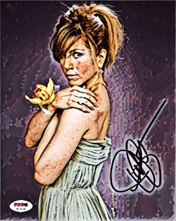 Jennifer Aniston Autograph Art ❤️ - Colorbook Reality Digital Art