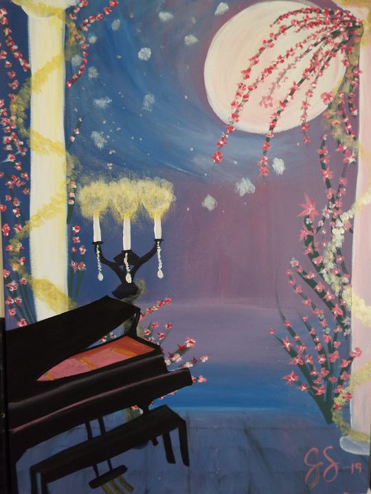 Beauty And The Beast - Step Into The Music - Paintings & Prints ...