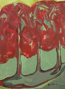 Red forest II - Lola Quintero Art